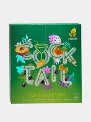 Чай Curtis "Cocktail Tea Collection. Зеленый", ассорти, 32г, 20 пакетиков