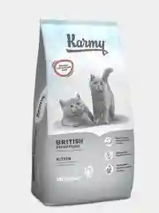 Сухой корм KARMY Kitten British Shorthair Индейка 10кг для берем-ых и корм-их кошек/котят