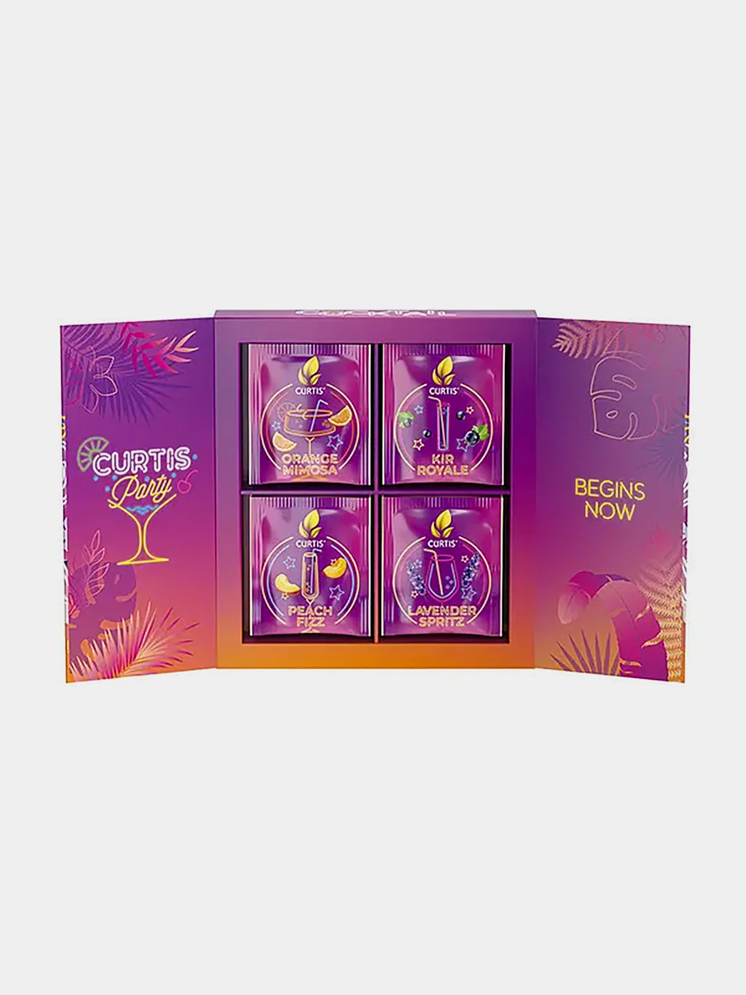 Чай Curtis "Cocktail Tea Collection. Фиолетовый" ассорти, 32г, 20 пакетиков