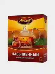 Чай чёрный Лисма "Насыщенный", индийский, байховый, 100 пакетиков по 1,8 г