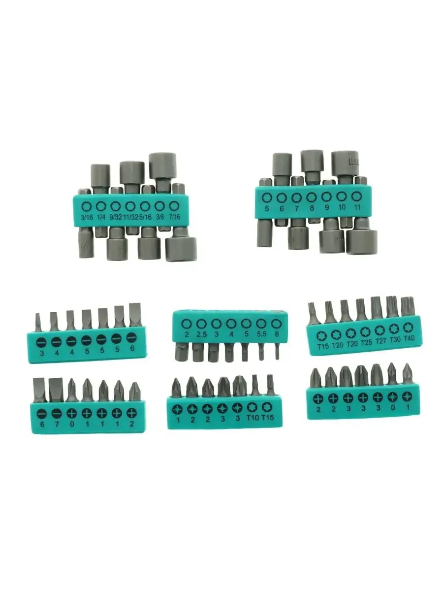 Бирюзовый набор отверток 1040-08-SS58