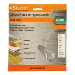 Серый диск пильный Sturm! 9023-185-20/16-60