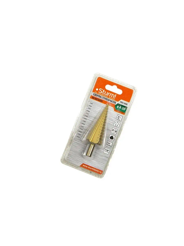 Сверло ступенчатое Sturm! 1055-S430