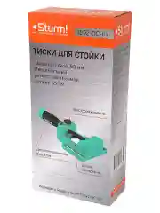 Бирюзовый тиски быстрозажимные 1092-DC-02 для стойки