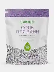 Соль для ванн SYNERGETIC с маслом лаванды, 5 кг