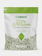 Соль для ванн магниево-сульфатная с маслом эвкалипта SYNERGETIC, 5 кг