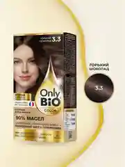Стойкая крем-краска для волос Only Bio COLOR, Тон 3.3 - Горький шоколад, 115 мл