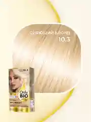 Стойкая крем-краска для волос Only Bio COLOR, тон 10.3 - Сияющий блонд, 115 мл