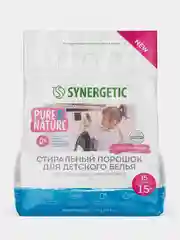 Порошок стиральный для детского белья SYNERGETIC BABY SENSITIVE, 1,5 кг