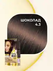 Стойкая крем-краска для волос Only Bio COLOR, тон 4.3 - Шоколад, 115 мл