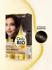 Стойкая крем-краска для волос Only Bio COLOR, тон 4.1 - Холодный каштан, 115 мл