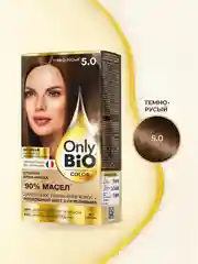 Стойкая крем-краска для волос Only Bio COLOR, тон 5.0 - Темно-русый, 115 мл