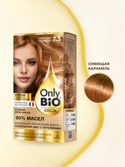 Стойкая крем-краска для волос Only Bio COLOR, тон 7.3 - Сияющая карамель, 115 мл
