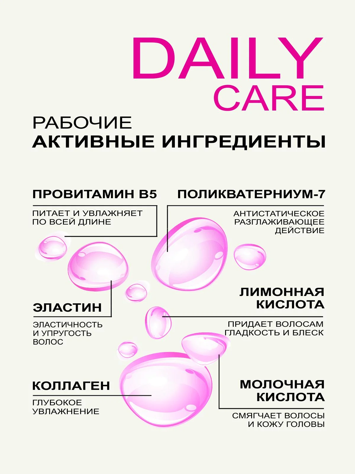 Набор MIXTON: Шампунь, бальзам ежедневное применение DAILY CARE и несмываемый крем спрей