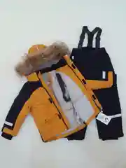 Горчичный детский зимний костюм из мембраны Super Pogo Kids, р./р. 104 - 110 - 116 - 122 - 128 - 134