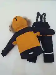 Горчичный детский зимний костюм из мембраны Super Pogo Kids, р./р. 104 - 110 - 116 - 122 - 128 - 134