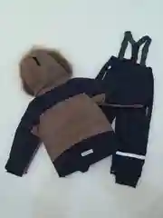 Горчичный детский зимний костюм из мембраны Super Pogo Kids, р./р. 104 - 110 - 116 - 122 - 128 - 134