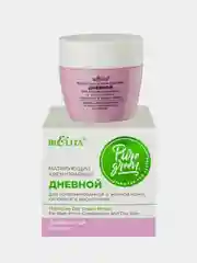 Дневной крем-праймер для лица Белита Pure Green, матирующий, 50 мл