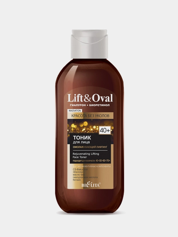 Тоник для лица Белита Lift&Oval, 40+, 200 мл