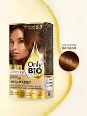 Стойкая крем-краска для волос Only Bio COLOR, тон 5.3 - Золотистый каштан, 115 мл