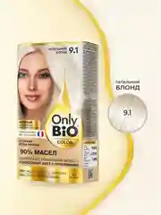 Стойкая крем-краска для волос Only Bio COLOR, тон 9.1 - Пепельный блонд, 115 мл