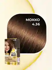 Стойкая крем-краска для волос Only Bio COLOR, тон 4.36 - Мокко, 115 мл