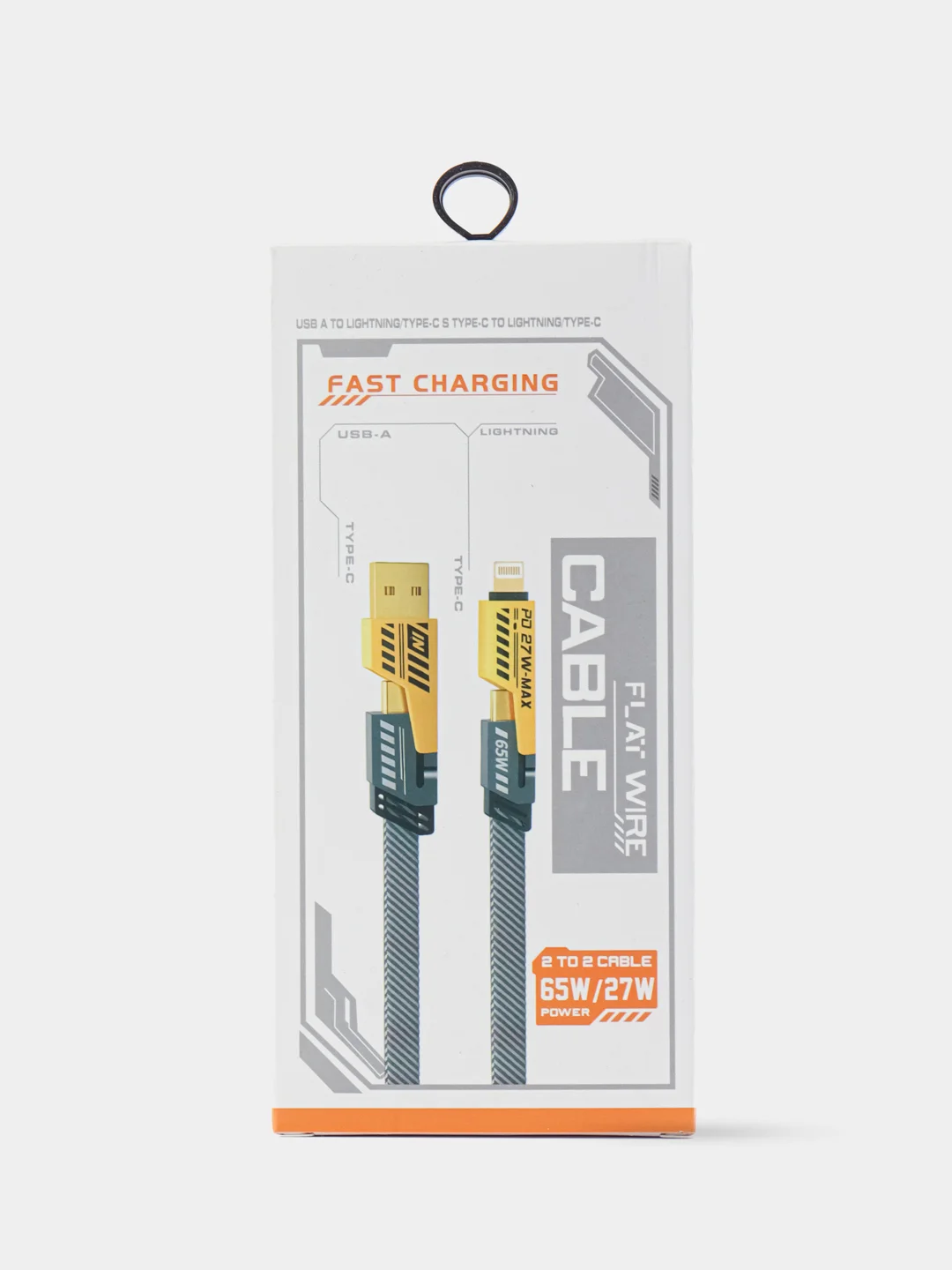 Кабель трансформер для зарядки 4 в 1  Type-C, LIGHTNING, USB-A