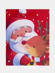 Пакет подарочный новогодний ЗОЛОТАЯ СКАЗКА Christmas Animals, 18х10х23 см, 1 штука