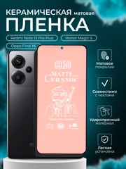 Защитная пленка для  Redmi Note 13 Pro Plus / Honor Magic 5 / Oppo Find X6, матовая