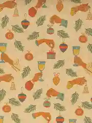 Бумага упаковочная новогодняя ЗОЛОТАЯ СКАЗКА Christmas Kraft, 70х100 см, 10 дизайнов