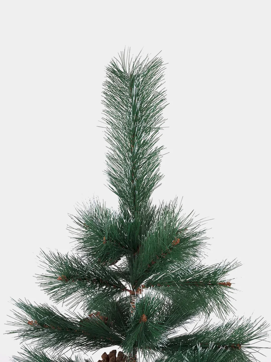 Елка искуственная, новогодняя, 120 см, "Velvet Pinewood", с инеем и шишками