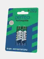Аккумуляторные батарейки Perfeo AA 1300 mAh, Ni-Mh, 1.2V, 2 штуки