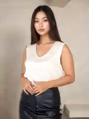 Топ женский гладкий, базовый