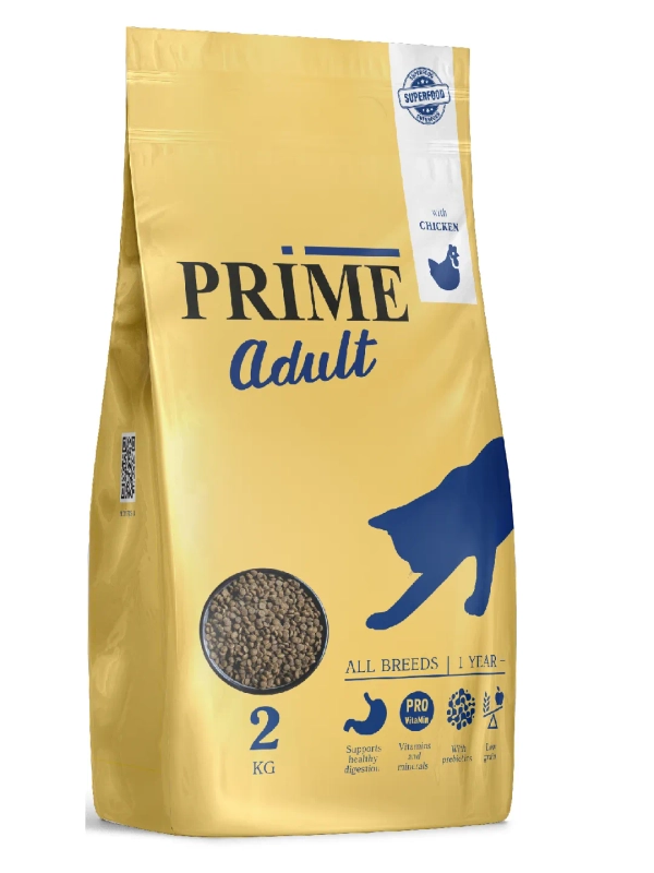 Корм для кошек сухой PRIME на курице