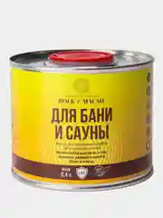 Масло для дерева, для Бани и Сауны, термостойкое, влагозащитное, 0.4л, бесцветное