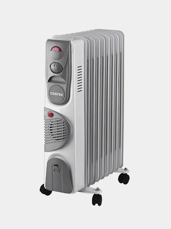 Масляный обогреватель Centek CT-6203-9 секций, 2400 Вт, ТУРБО-вентилятор, 3 режима