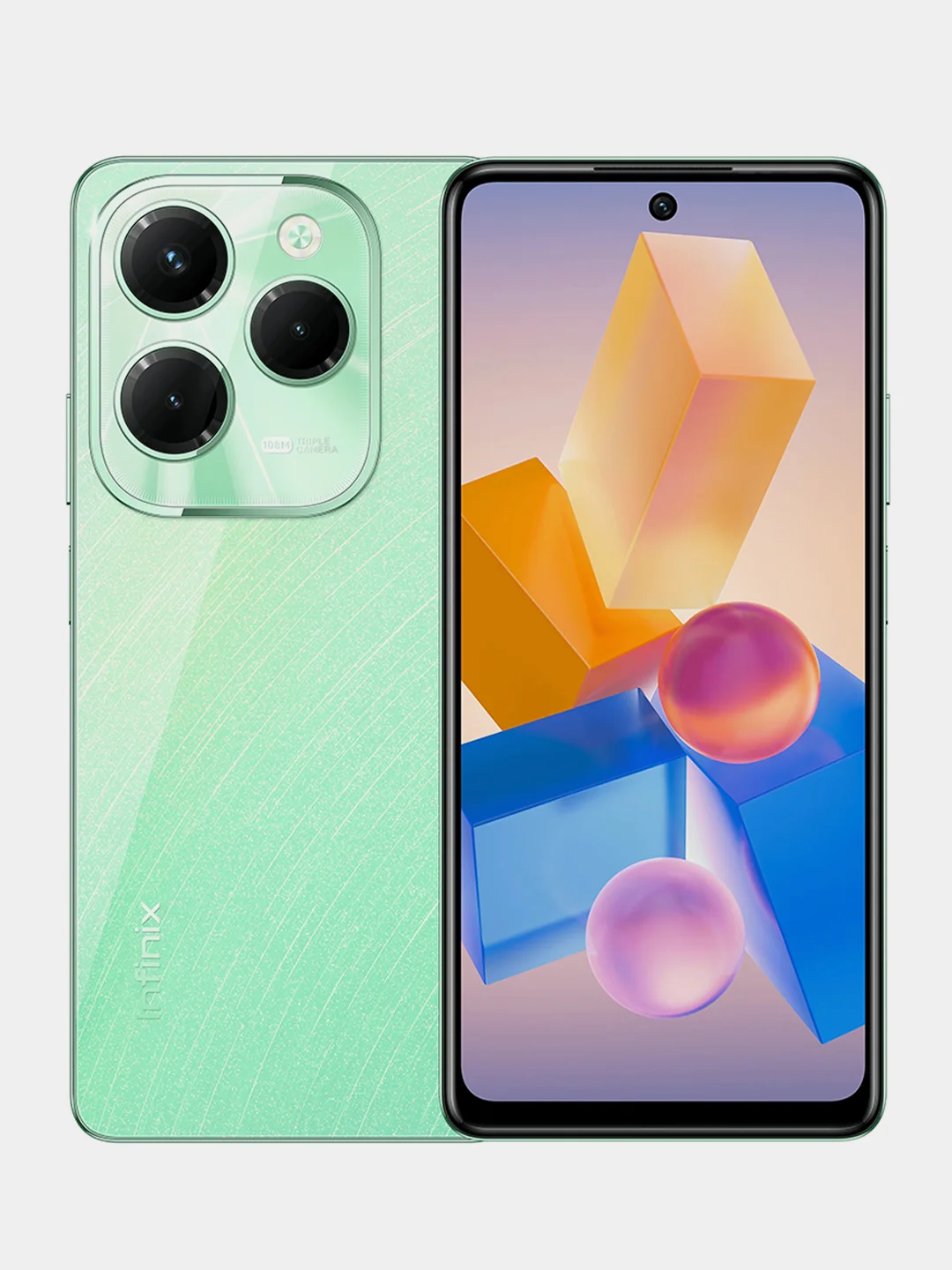 Зеленый смартфон Infinix HOT 40 PRO 8+256GB Starfall Green