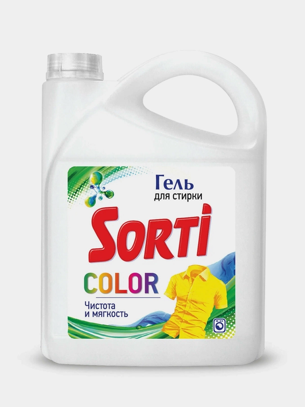 Гель для стирки Sorti Color, 4800г