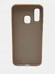 Бежевый защитный силиконовый чехол Silikone Cover для Samsung A40