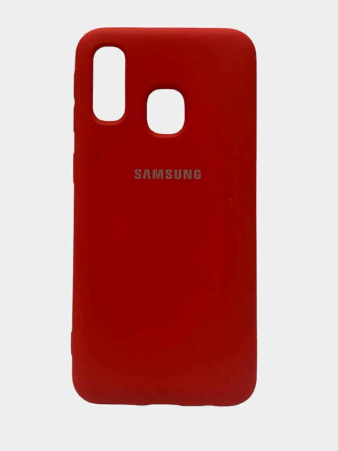 Красный защитный силиконовый чехол Silikone Cover для Samsung A40
