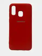Красный защитный силиконовый чехол Silikone Cover для Samsung A40