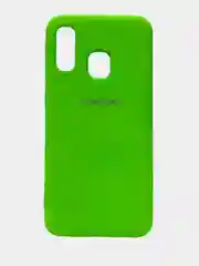 Салатовый защитный силиконовый чехол Silikone Cover для Samsung A40