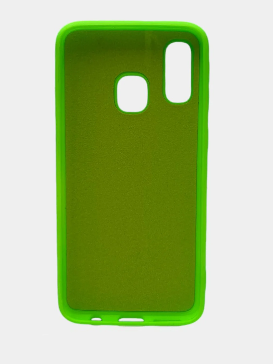 Салатовый защитный силиконовый чехол Silikone Cover для Samsung A40