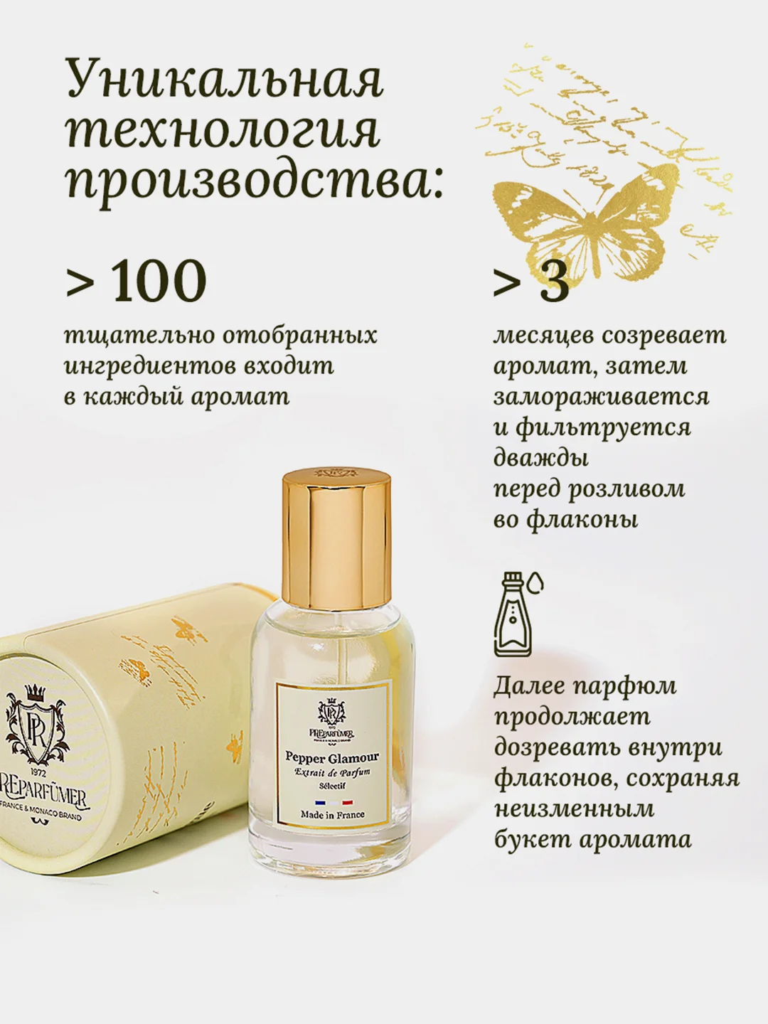 Духи парфюмерные PREPARFUMER Pepper Glamour, 30 мл