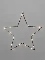 Светодиодная подвесная фигура Neon-Night Звезда, на металлическом каркасе, теплый, 30 см