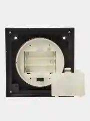 Декоративный фонарь со свечкой Neon-Night, черный корпус, 10,5х10,5х24 см, теплый белый