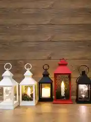 Декоративный фонарь со свечкой Neon-Night, черный корпус, 10,5х10,5х24 см, теплый белый