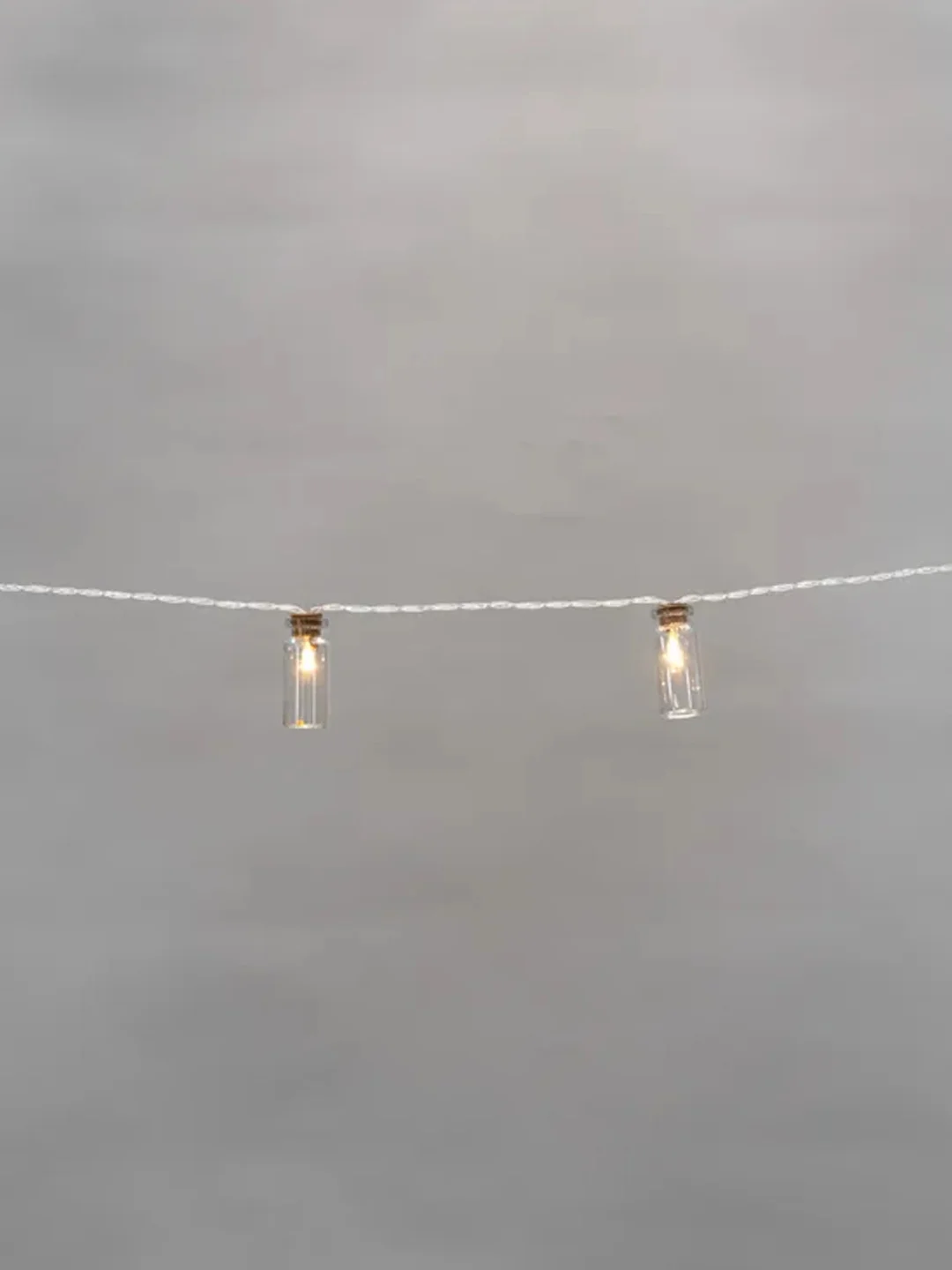 Гирлянда светодиодная Neon-Night Баночки, 10 LED, теплый белый, 1,5 метра,прозрачный ПВХ