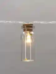 Гирлянда светодиодная Neon-Night Баночки, 10 LED, теплый белый, 1,5 метра,прозрачный ПВХ