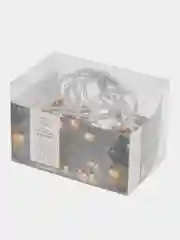 Гирлянда светодиодная Neon-Night Баночки, 10 LED, теплый белый, 1,5 метра,прозрачный ПВХ